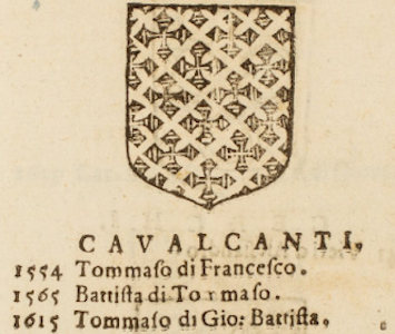 Cavalcanti Senatori fiorentini 1665